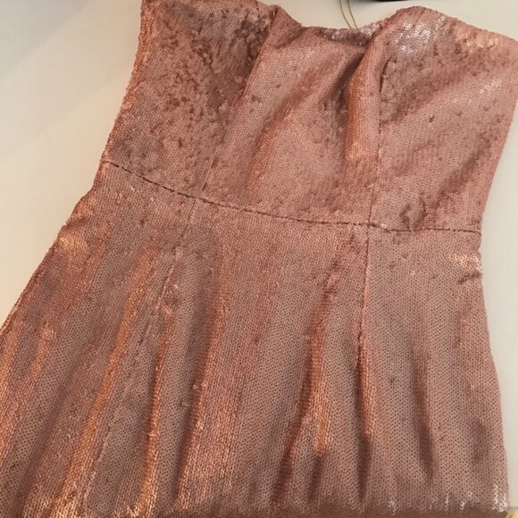 Dress the Population Ellen Strapless Sequin Dress - Picture 3 of 7